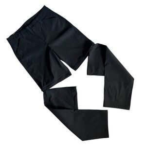 Eddie Bauer Black Convertible Zip Off Pants - Hiking Camping Outdoor Size 4 NWT